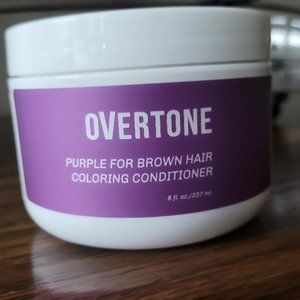 Overtone Purple For Brown Hair Coloring Conditioner